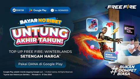 dg free fire voucher naik level voucher setengah harga yang top up image 5