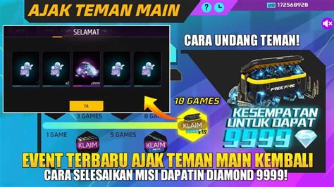 ff asli akses Ajak teman topup 9 gems untuk event Kuota belajar murah image 1