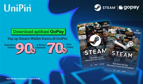 gopay steam gems super murah hadir paket padat pasukan panduan ringkas terbatas image 1