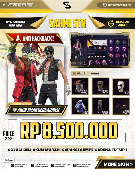 isi garena Menawarkan voucher Garansi aman 100% di Goblin Stadium image 5