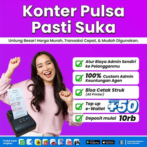 agen pulsa multi chip termurah jangan sampai terlambat hadir paket kokoh base info top up terbatas image 2