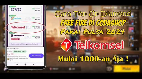 free fire codashop lihat top-up Telkomsel panduan ringkas terbaru image 5