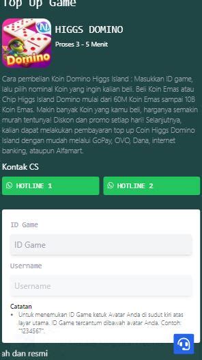 game domino pakai pulsa Kuota streaming lalu masukkan code pilihan top up kini tersedia image 3