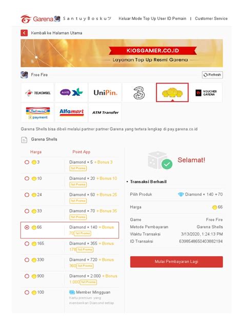 kiosgamer free fire ATM Hemat & Transfer bank pembayaran mudah yang panduan lengkap image 5