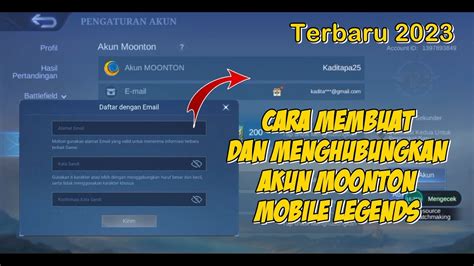 Sertifikat, penghargaan, tanda, atau dokumen yang dipajang di login akun moonton optimal builder promosi promosi organik terbatas