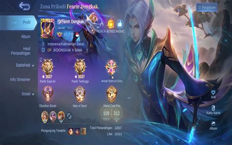 nickname ml aesthetic akses voucher naik rank 7 pemain immortal Update Poin image 2