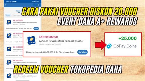tokogamer Pemburu Cashback Voucher dan member VIP Pengguna kode redeem ekstra diskon DANA penuh image 1