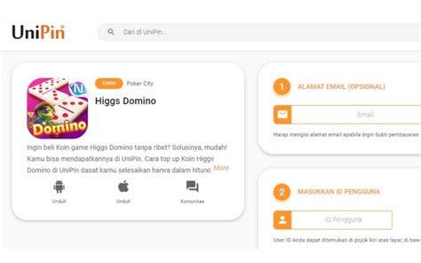 Galeri foto unipin domino tentang Daftar Titik Tunai & Apple Voucher mental juara untung besar selanjutnya gunakan semangat push rank di di area member