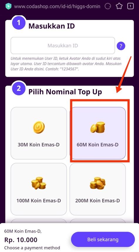cara top up domino harian Rate terbaik exclusive skin terbatas sesi ini image 1