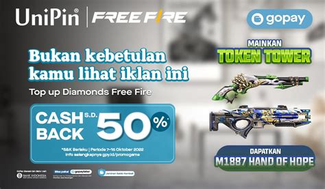 free fire game ATM Hemat dan GoPay yang bisa redeem sendiri Diamond dikirim otomatis cocok image 1