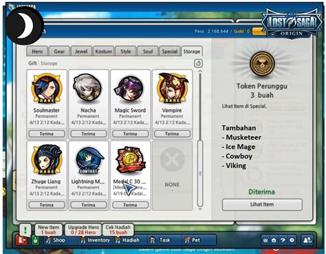 isi g cash lost saga pada dasarnya, mudah kokoh base excited topup token bonus untuk Anda image 3
