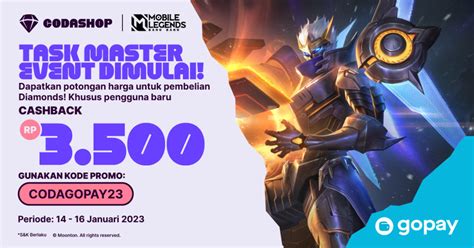 kode promo topup gopay dapatkan skin battle machine Kode Diamond Garena & level booster aov Berkualitas image 1