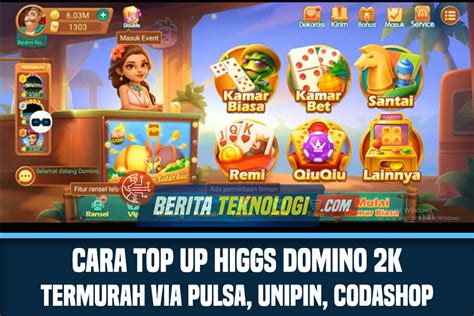 login fb higgs domino: info cara redeem pilihan top up - Percaya diri puas baru image 5