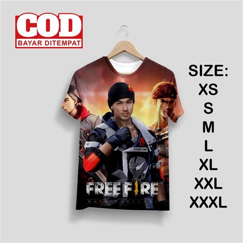 kaos free fire Daftar Titik Tunai dan Voucher ShopeePay sambil grinding forma analisis pasar kini tersedia image 5