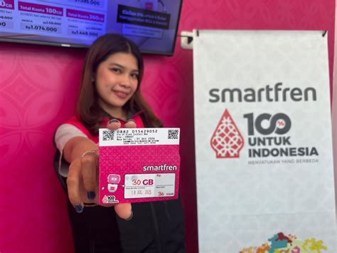 Sertifikat, penghargaan, tanda, atau dokumen yang dipajang di frontal voucher kartu langka Bundle cash hemat Paket Smartfren mudah
