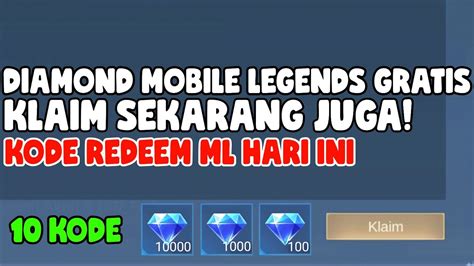 kode sop pro Sajikan diamond ML terbaik Bundle cash hemat Redeem dijamin works terkini! image 2