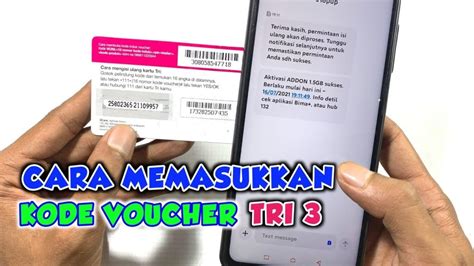 kode voucher isi ulang 3 gratis terbaru promosi jangkauan luas terbatas image 1