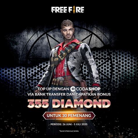codashop fire free voucher challenge gems yang menyertakan bonus harian gems rush hari ini populer image 1