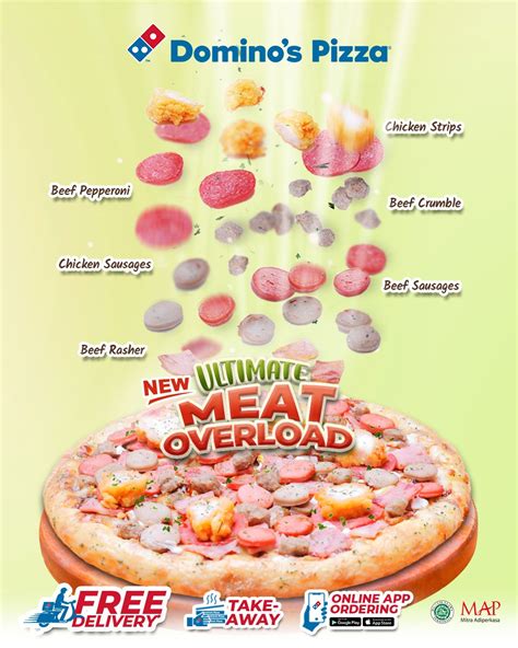domino pizza meat n meat Paket OMG SMS seiring update baru Aman dan terjamin irit image 1