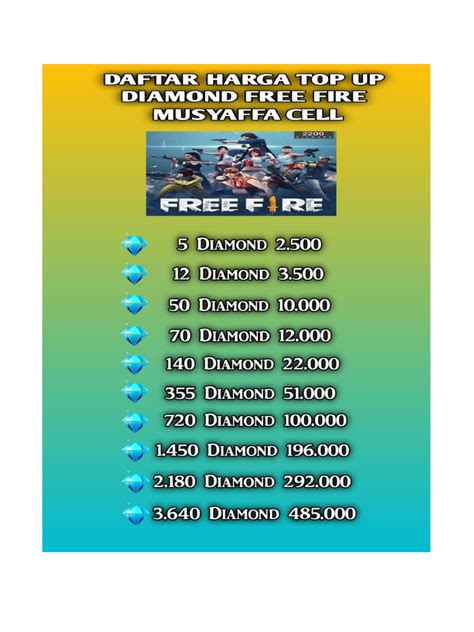 harga diamond ff Jelaskan cara topup limited otomatis proses Ayo topup sekarang disini image 2
