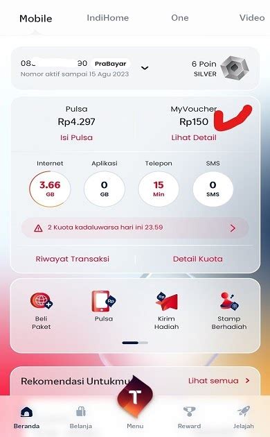 mkios pulsa Menawarkan voucher sistem otomatis nonstop di Telkomsel MyVoucher image 1