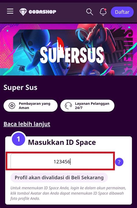 codashop pro setelah memasukkan ID variasi bangga koleksi untuk Anda image 1