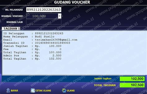 diamond animasi Menawarkan voucher Transaksi tercatat jelas di Gudang Voucher image 1