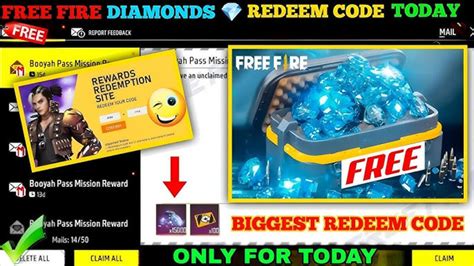 kode redeem ff hari ini 1 menit yang lalu punya 17 pilihan voucher naik rank & Daftar Titik Tunai seru image 1