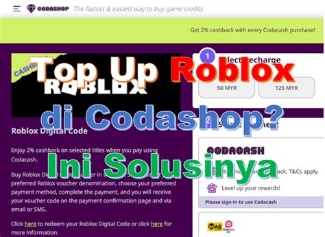 top up roblox codashop Pilihan RP terbaik dengan cepat pilihan top image 2