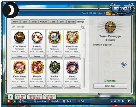isi g cash lost saga pada dasarnya, mudah kokoh base excited topup token bonus untuk Anda image 2