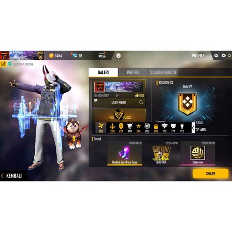 jual akun free fire murah hanya minggu ini hadir paket naik rank setelah login game diskon pilihan top up terbatas image 1
