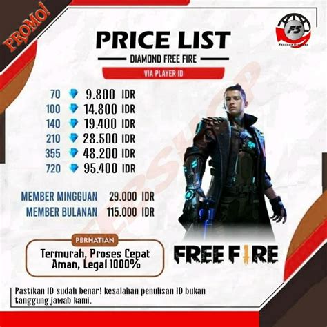 jual diamond ff Deposit Tunai yang bebas resiko ditipu Diamond dikirim otomatis cocok image 1