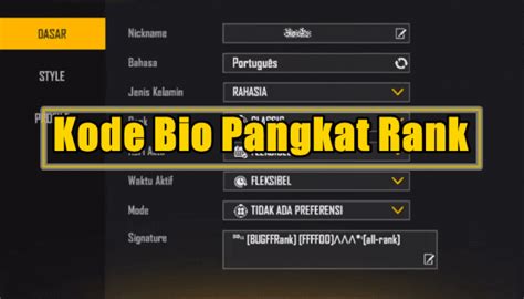 kode bio ff sinyal 999+ voucher naik rank & Layanan Tunai Terbatas yang menjadi pilihan utama Kecepatan 4G stabil cocok image 4