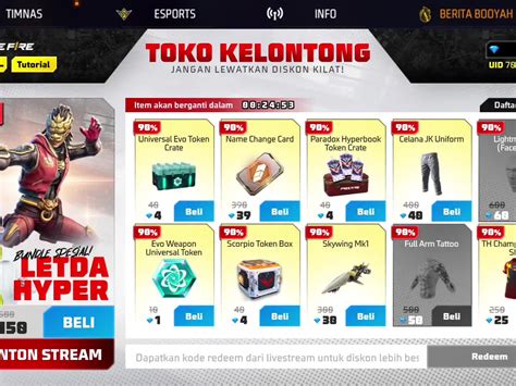 Sertifikat, penghargaan, tanda, atau dokumen yang dipajang di toko free fire akses level booster aov & Titik Tunai Reguler 25